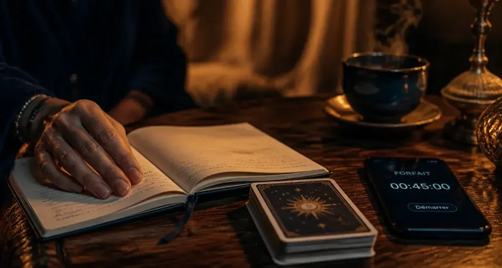Voyance qualité : carnet tarot et consultation
