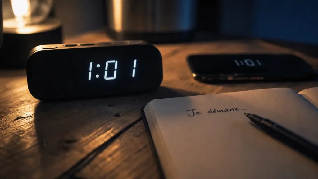 1h01 signification : un nouveau départ à clarifier, pas une invitation à foncer