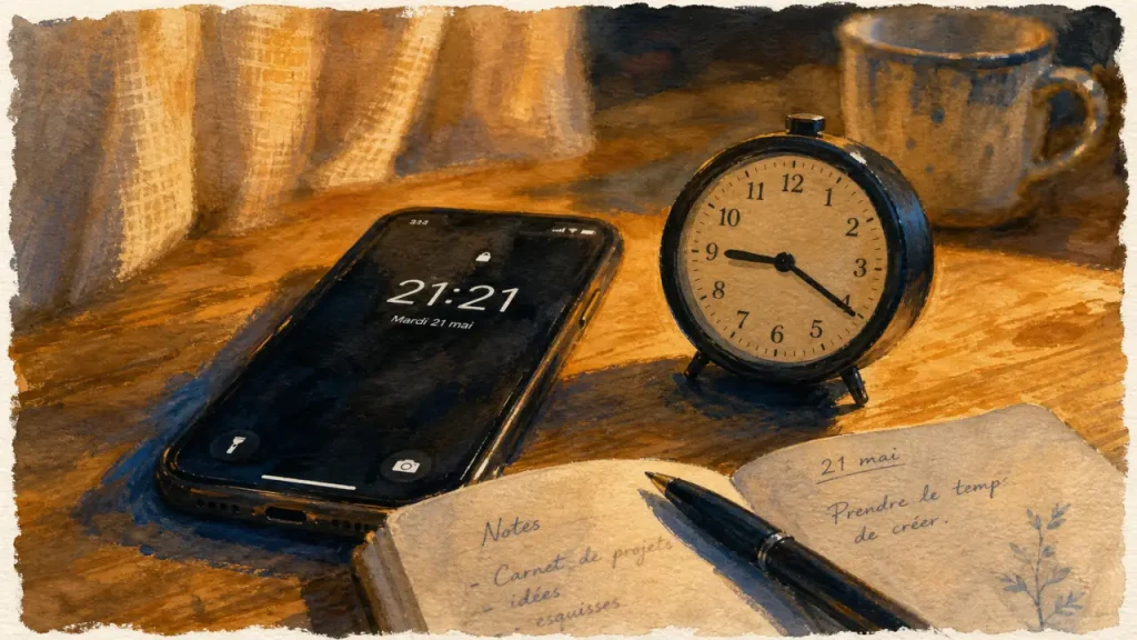 Heure miroir 21h21 : Signification spirituelle, message de Damabiah et harmonie intérieure