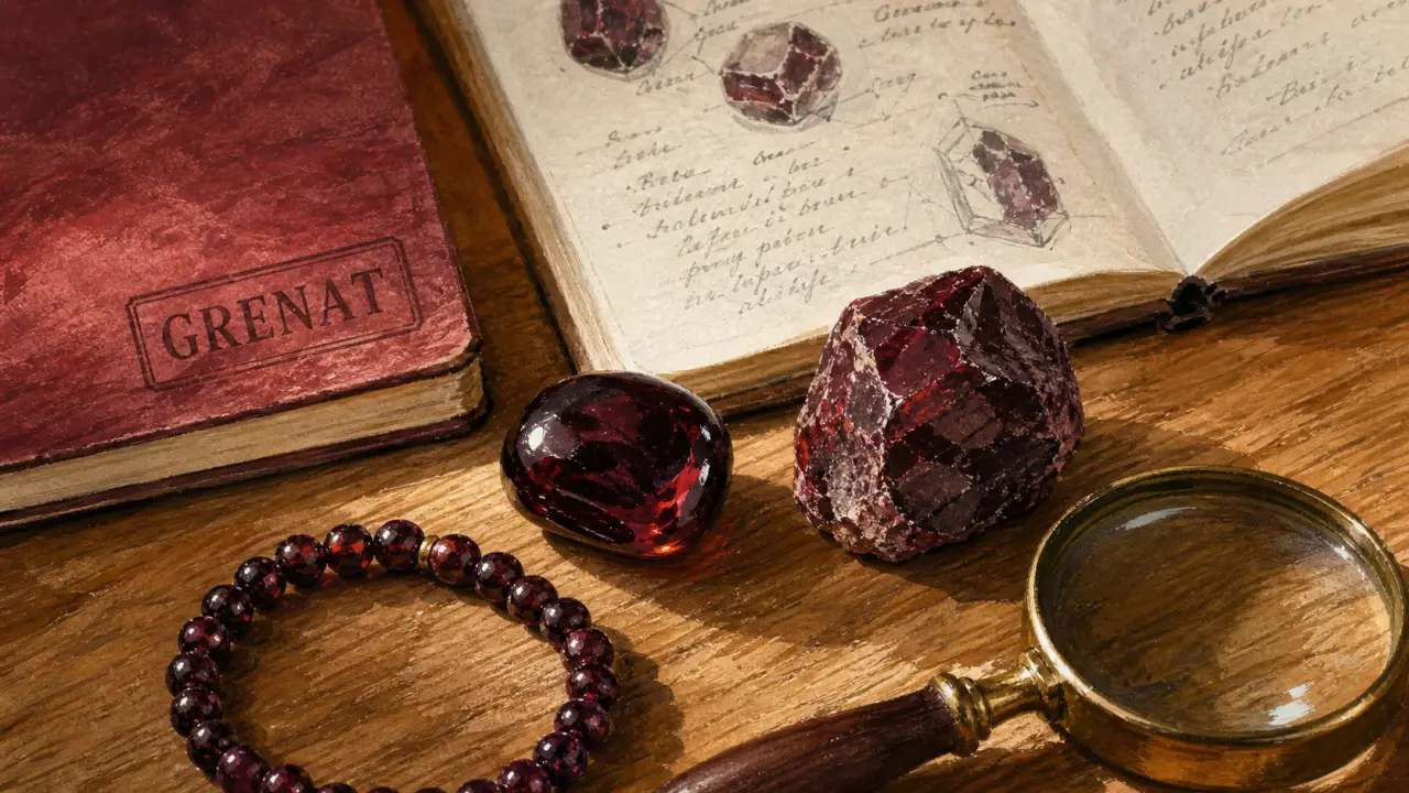Grenat vertus : pierre rouge, vitalité et ancrage chakra racine