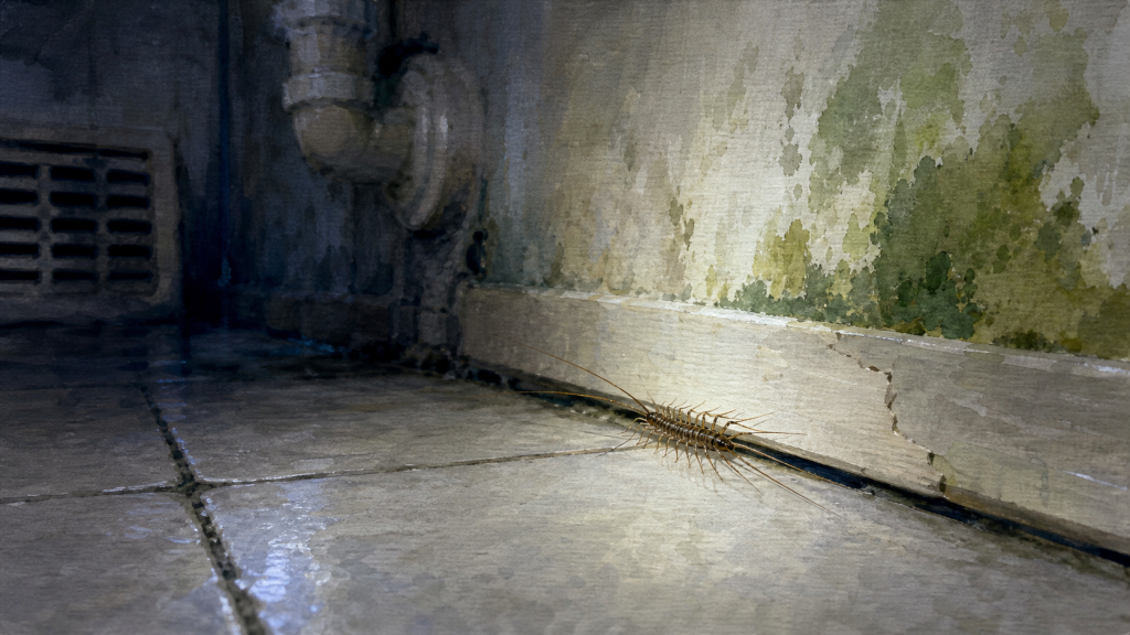 Mille-pattes dans la maison : humidité, croyances ou danger réel ?