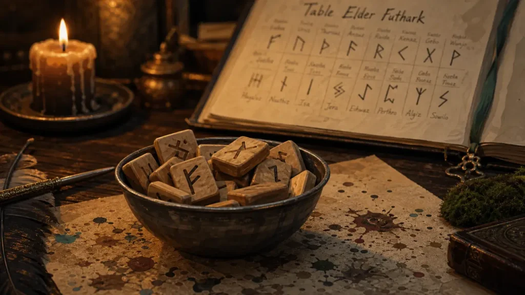 Runes : 24 symboles à lire entre alphabet ancien et divination