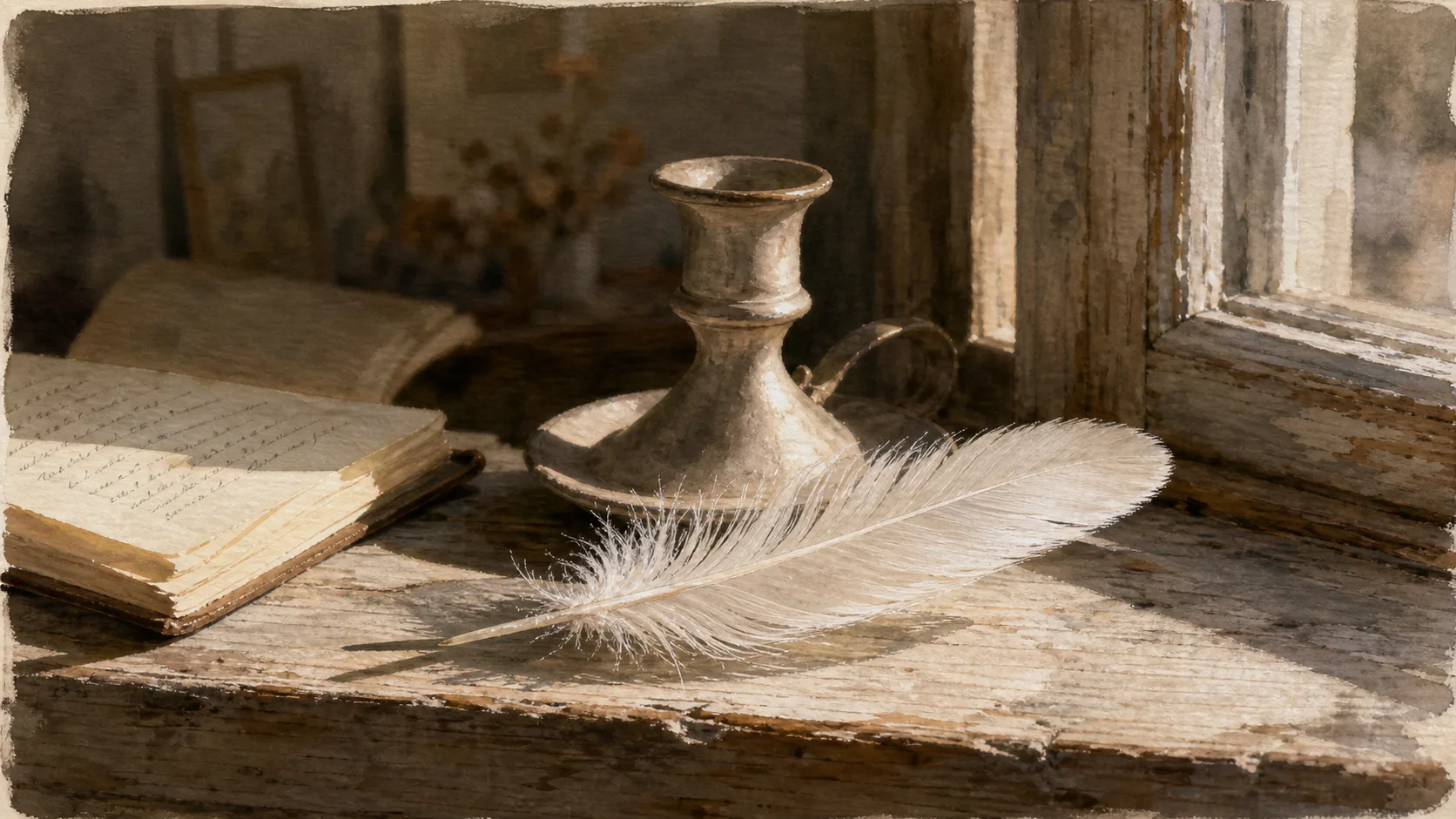 Signe plume blanche : message des anges, protection