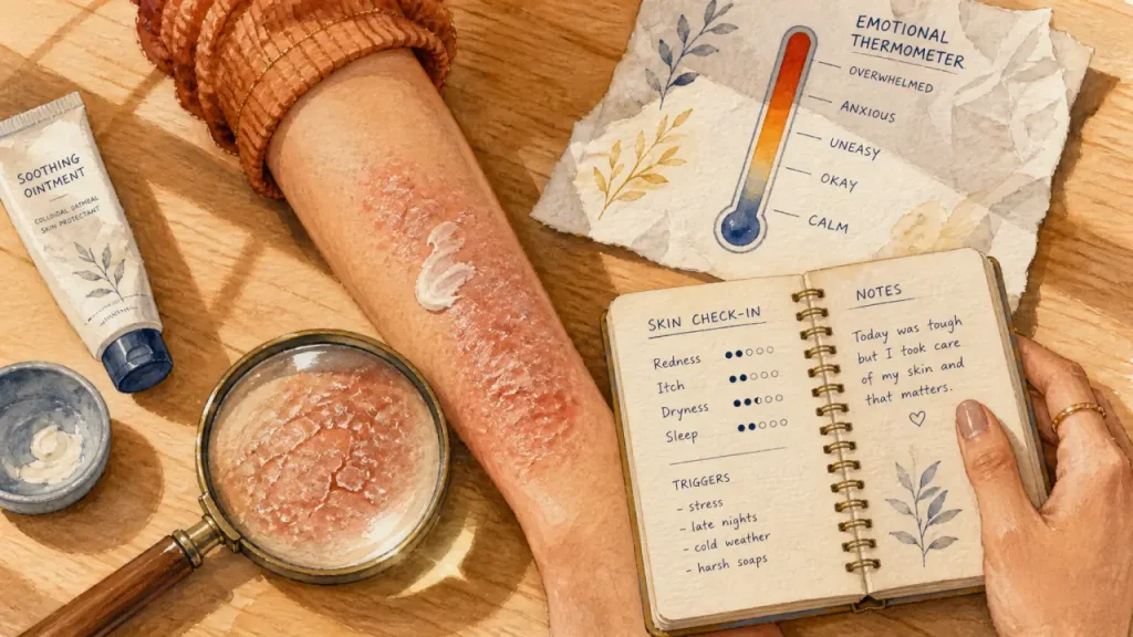 Psoriasis et conflit de séparation : armure émotionnelle ou signal du corps ?