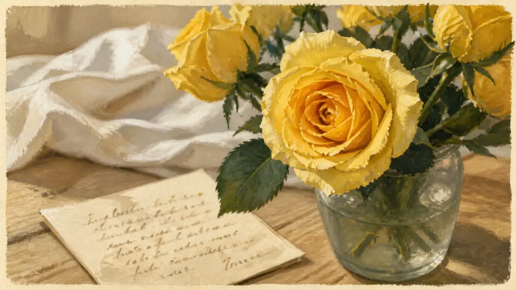 Rose jaune : amitié, gratitude ou message à double tranchant ?