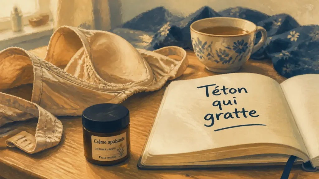 Téton qui gratte : irritation, désir bloqué et différence gauche/droit