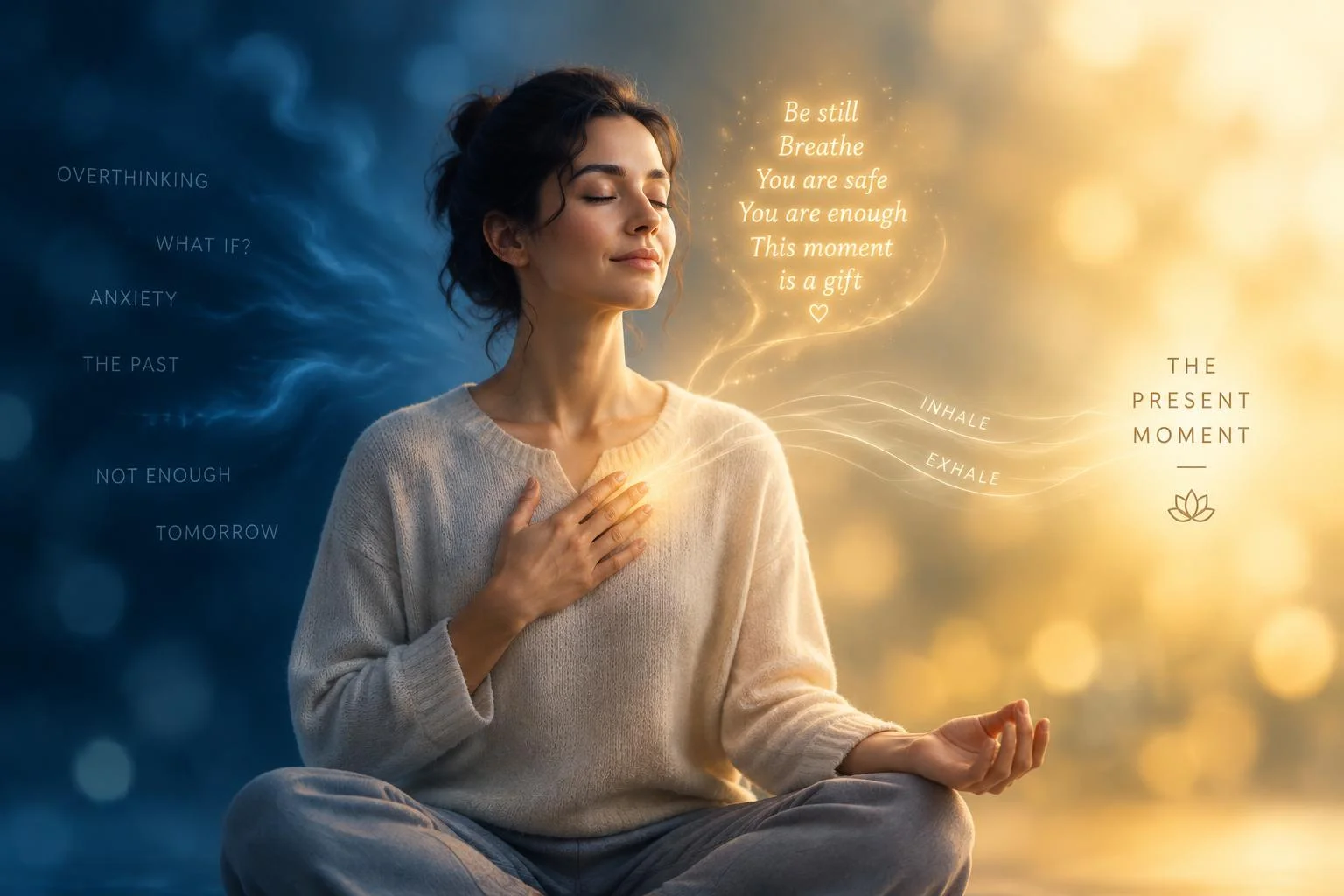 Anxiété : prière ou méditation en 8 semaines
