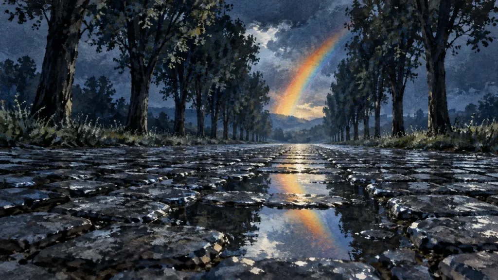 Arc-en-ciel après l&rsquo;orage : le signe qui parle d&rsquo;alliance avant de parler de chance