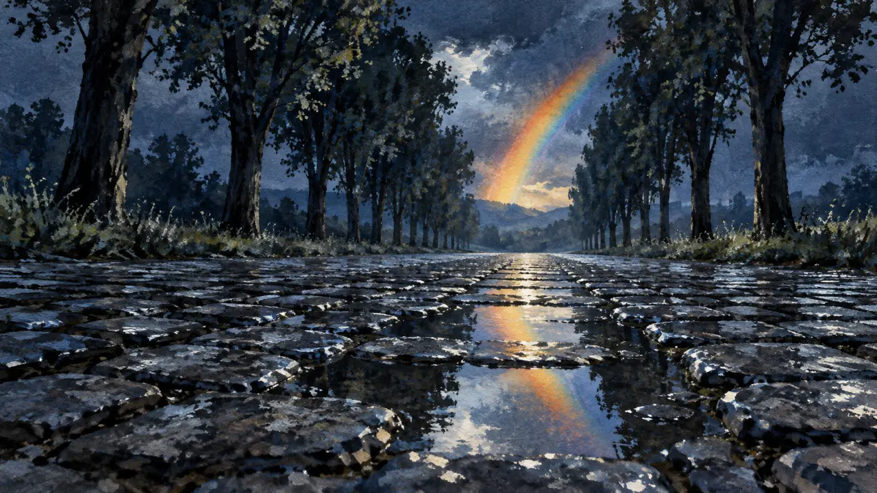 Arc-en-ciel après la pluie : signification spirituelle