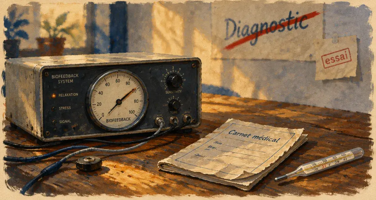 Médecine quantique et diagnostic retardé, biofeedback et carnet médical