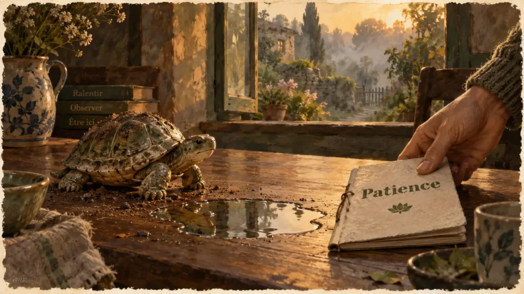 Tortue et spiritualité : protection, patience ou appel à ralentir ?